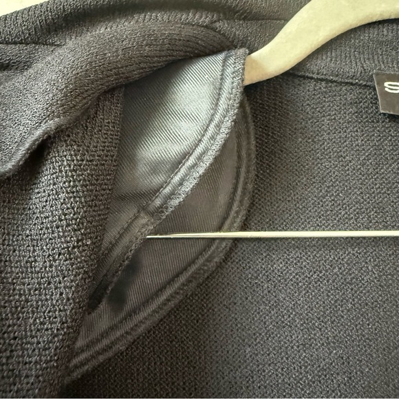 St.John Black Santana Knit Beaded Suit Set Including Longline Blazer and Pants - Picture 12 of 16